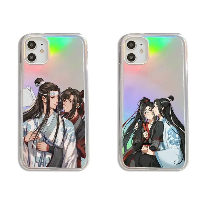 

Mo Dao Zu Shi MDZS Anime Phone Case Transparent for iPhone 7 8 11 12 se 2020 mini pro X XS XR MAX Plus
