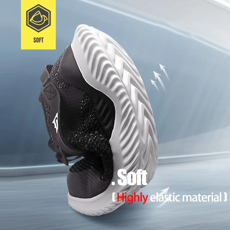 LARNMERN Мужская обувь для работы безопасная со стальным носком удобные легкие