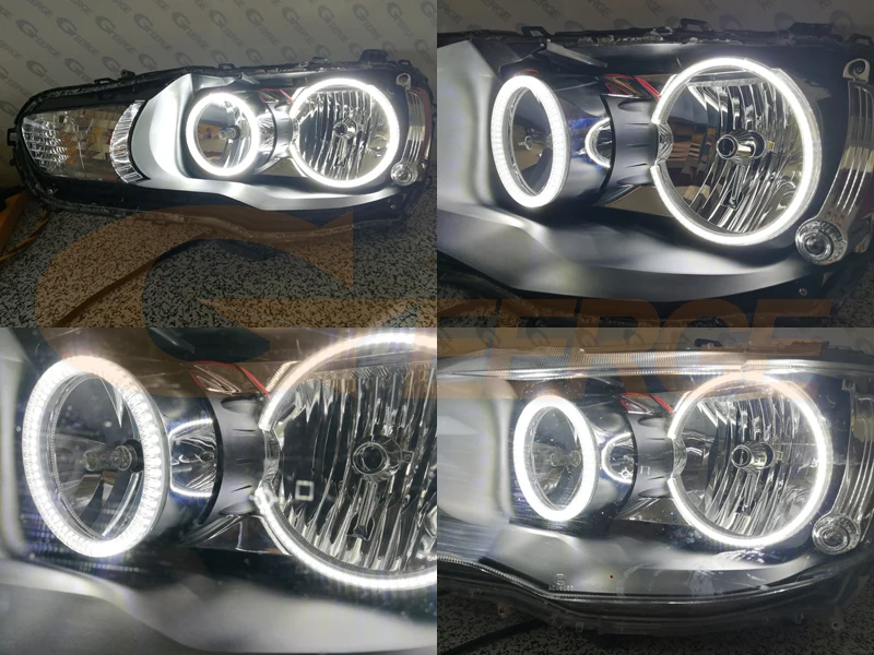 Для Mitsubishi Lancer 2008 2015 галогенный светильник отличный ультра яркий SMD LED ангельские