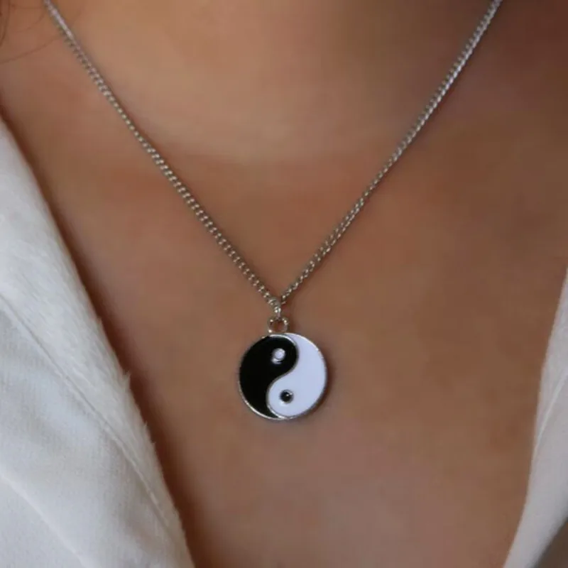 Nx119 европейская готика модное винтажное простое двухстороннее черно-белое