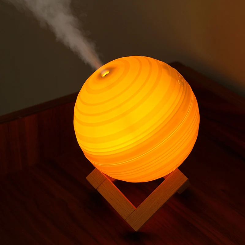 

Ultrasonic Saturn Humidifier For Home Office Bedroom Essential Oil Aroma Diffuser Night Light Cool Mist Purifier Car Mist Maker