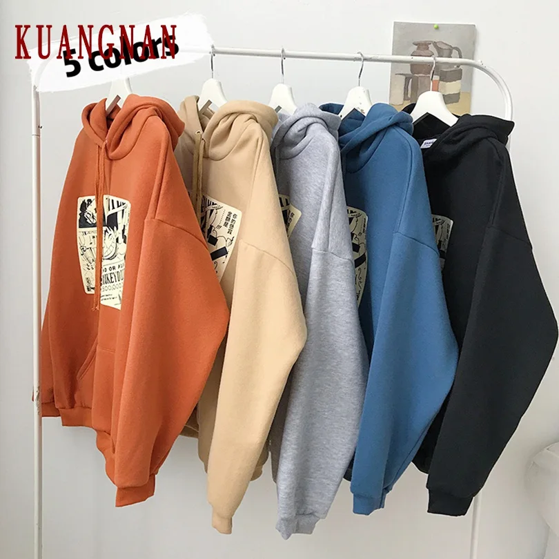 KUANGNAN японского аниме one piece Толстовка Мужская Уличная Мужская s толстовки хип-хоп толстовки мужские толстовки XXL Новинка