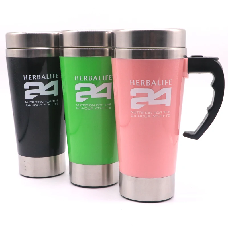 15 унций Herbalife 24 нержавеющая ленивая самоперемешивающаяся кружка Автоматическое