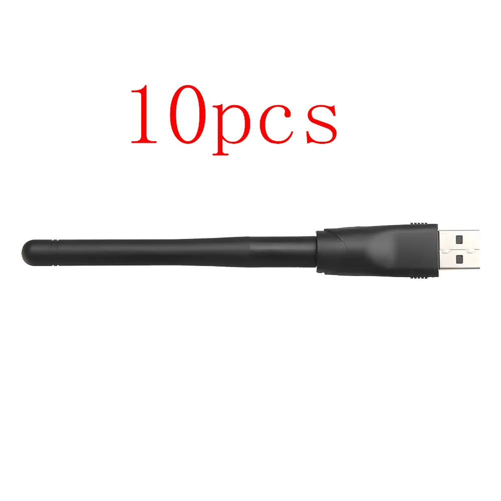 10 шт. Wi-Fi Беспроводной сетевая карта USB 2 0 150 м 802 11 b/g/n Сетевой адаптер с поворотная
