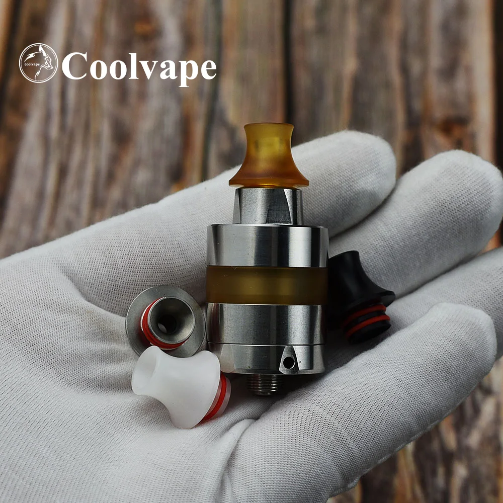 Coolvape 510 MTL дрип-тип PEI электронная сигарета аксессуары Крышка для RTA RDA атомайзера