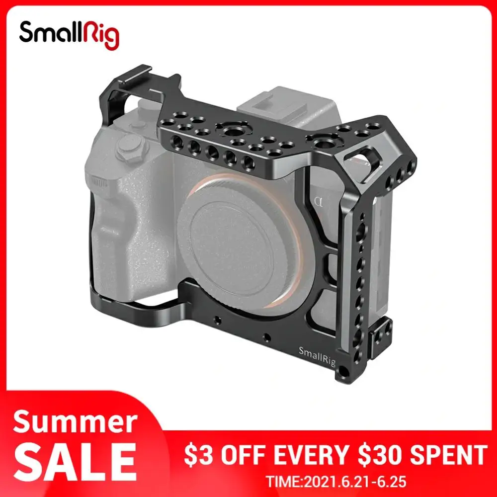 SmallRig a7r4 A7R Характеристическая вязкость полимера камер клетка для Sony Mark IV Камера W/
