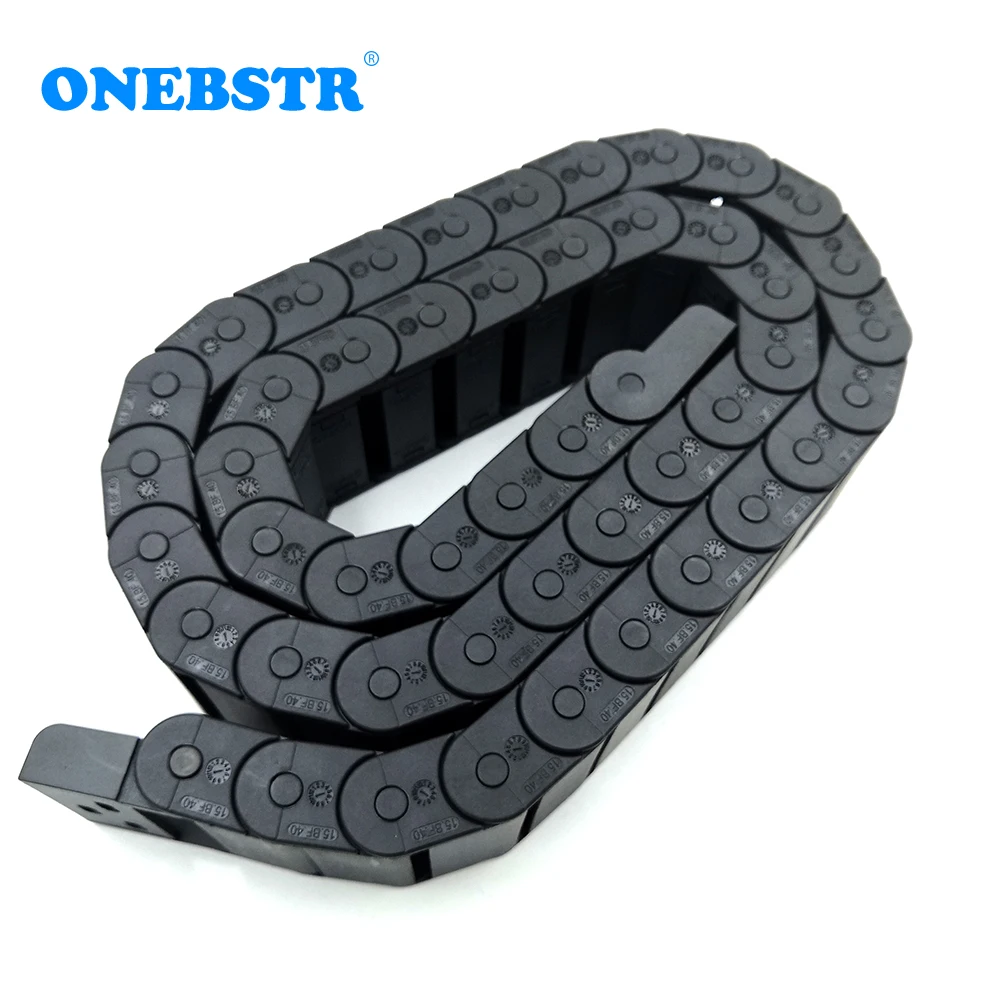 1 метр 15x40 мм Тяговая цепь провод Перевозчик кабель полузакрытый открытый