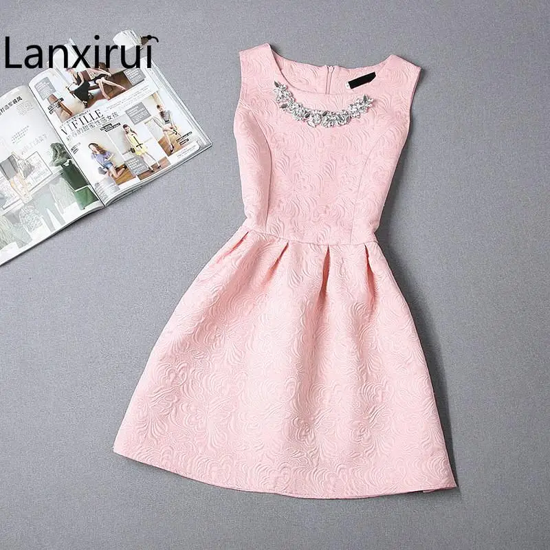 

Модное женское платье без рукавов, винтажное летнее платье, Новое поступление, вечерние платья, лидер продаж, платья с принтом