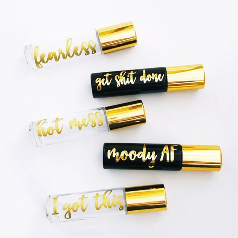 1 шт. Бутылочки для эфирного масла замороженных этикеток наклейки Клейкие бирки