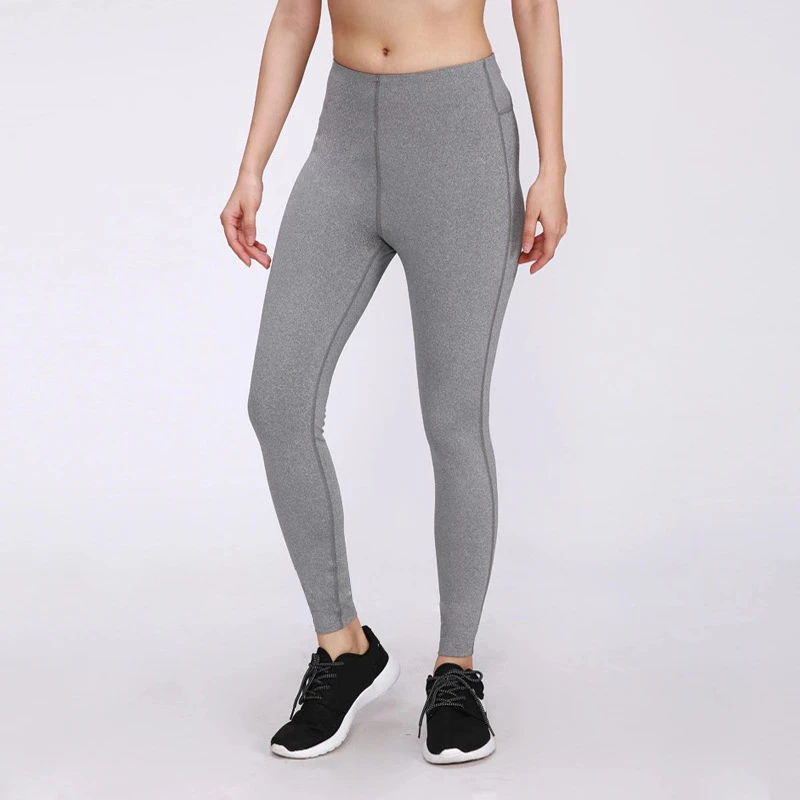 Бесшовные с высокой талией обтягивающие Стрейчевые Штаны Для Йоги Спортивные
