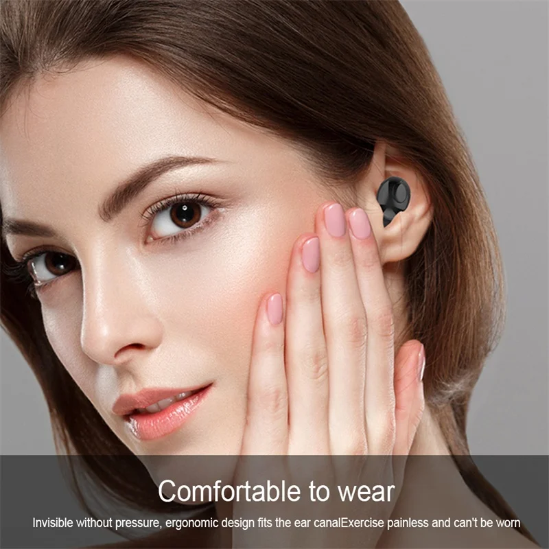 

TWS 5.0 Bluetooth Wireless Headphones with Microphone Sport Waterproof TWS Bluetooth Earphones Touch Control Music Earbuds