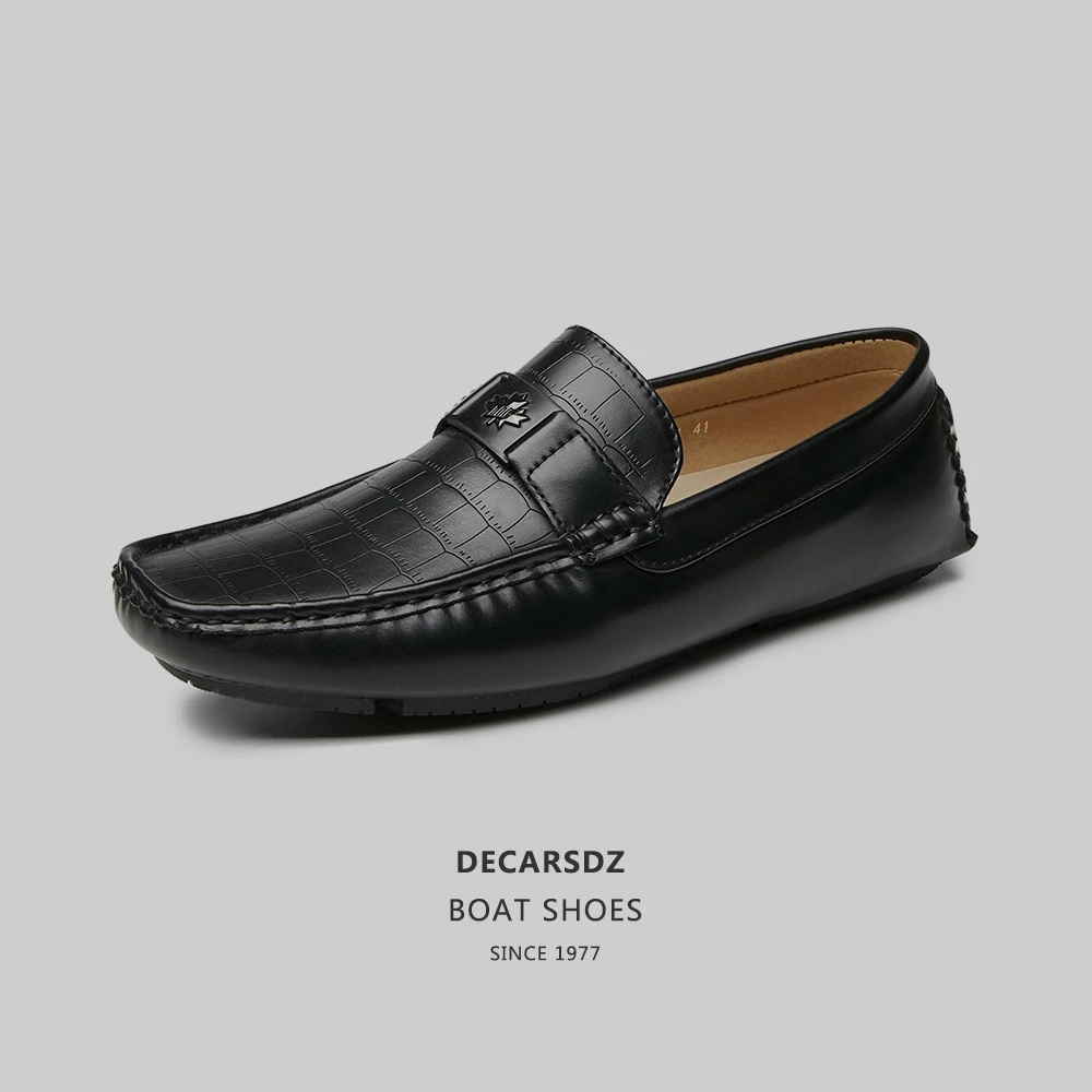 Лоферы для мужчин Осенняя модная дизайнерская мужская повседневная обувь без