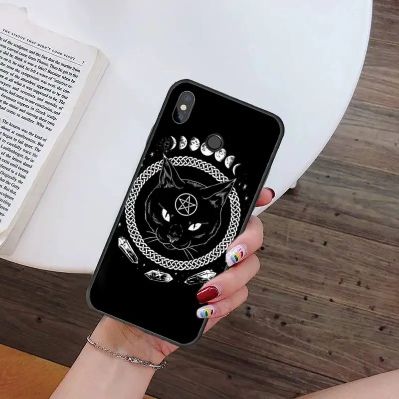 

Witches moon Tarot Mystery totem Phone Case For Xiaomi Redmi 7 9t 9se k20 mi8 max3 lite 9 note 8 9s 10 pro Soft Silicone