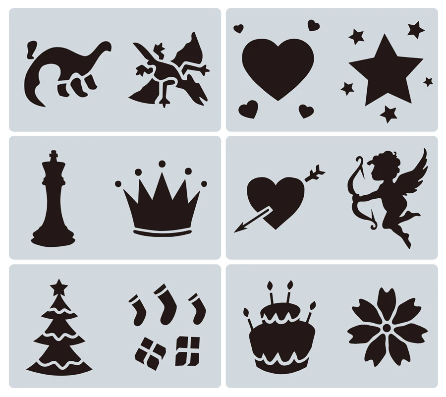 Многоразовые алфавитные буквы цифры трафареты рисунок лазерная вырезка