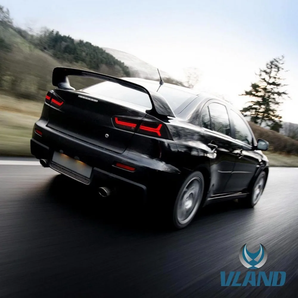 VLAND завод для Lancer 2008 2009 2010 2012 для автомобиля задний фонарь в сборе с движущимися сигнал+ игра и штепсельная вилка