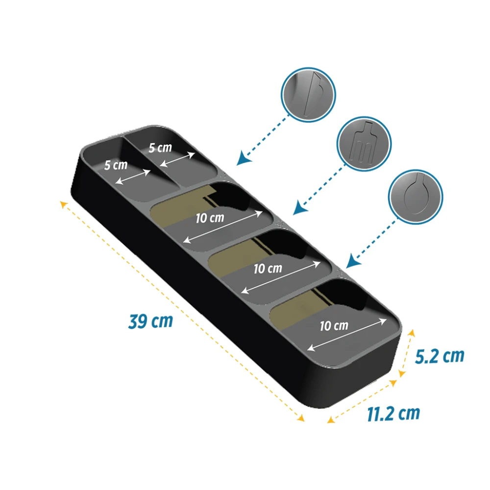 kitchen organizer cutlery drawer storage box tray fork spoon divider container for kitchen utensils appriance rack cabinet stand free global shipping