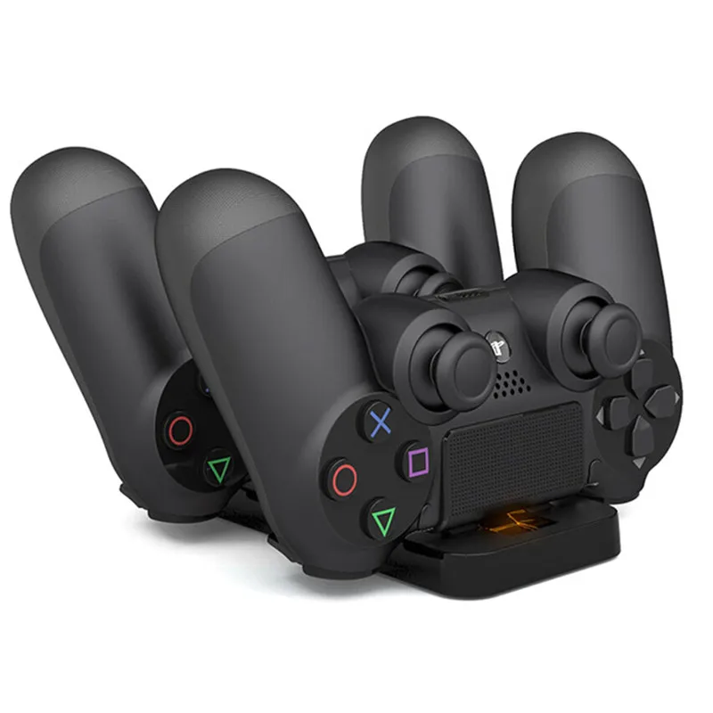 Зарядная станция с двумя USB для игрового контроллера PlayStation 4 Ручное Зарядное