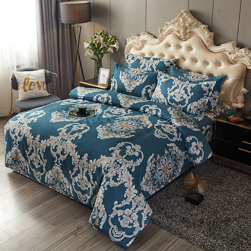 Простое постельное белье пододеяльник наволочка подушка чехол 2-3 шт.