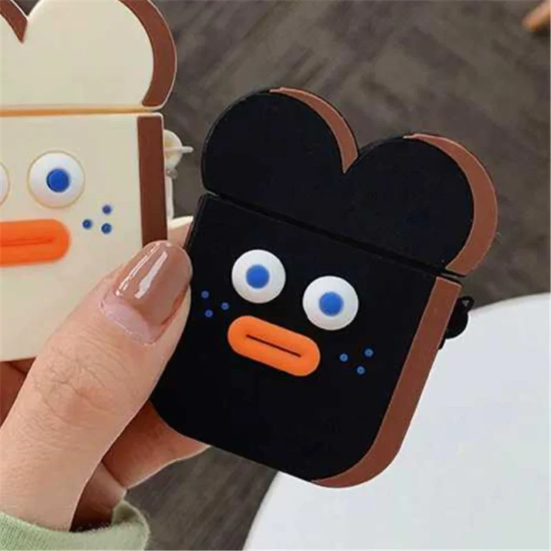 

Cartoon Anti-fall Wireless Earphone Case For Apple AirPods Silicone Charging Headphones Cases For Airpods 1 2 Protective Cover