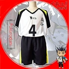 Горячая Аниме Haikyuu Fukurodani Академия Униформа Bokuto Koutarou Akaashi Keiji Haikyu костюм для косплея Джерси