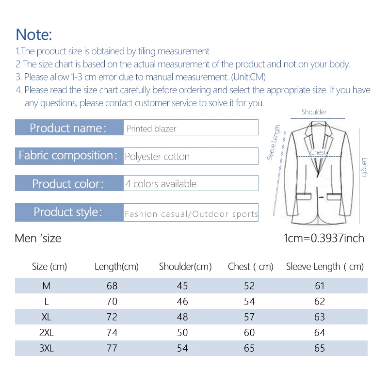 

Ethnic Printed Blazer Clothes for Men 2020 Polyester Cotton Plus Size Casual Blazer Jackets Slim Fitted Black Purple Men's Tunic