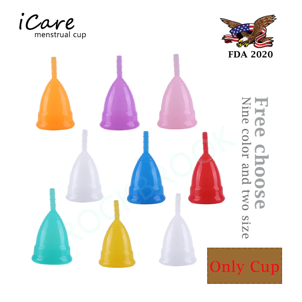 30 шт. iCare оптом многоразовые Медицинские силиконовые менструальные чашки