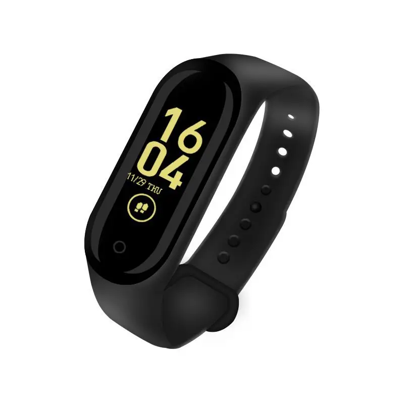 M4 Bluetooth Смарт-часы спортивные Смарт-часы для фитнеса мужские и женские умные часы-браслет для iPhone Android IOS PK Mi Band 4 - Цвет: M4 black