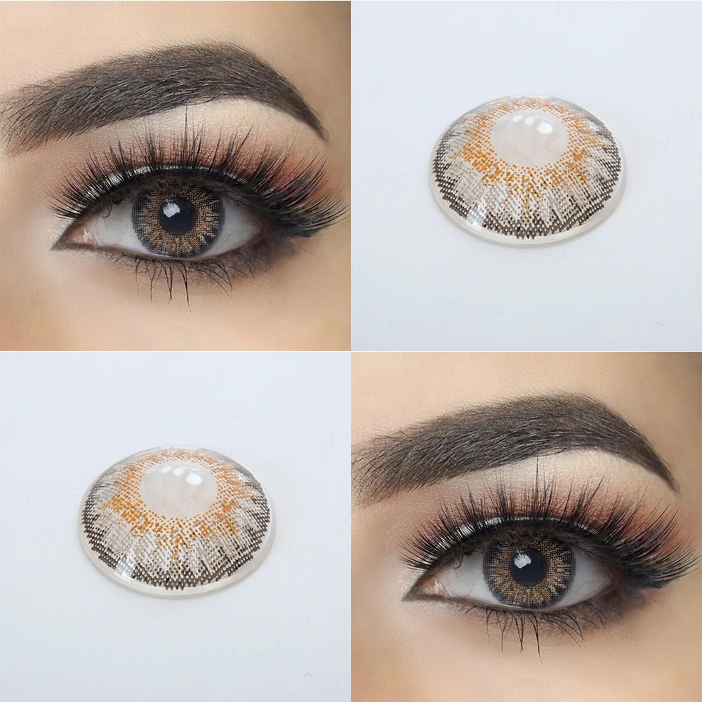 2 шт./пара контактные линзы для глаз натуральный Красота макияж ежегодно очки