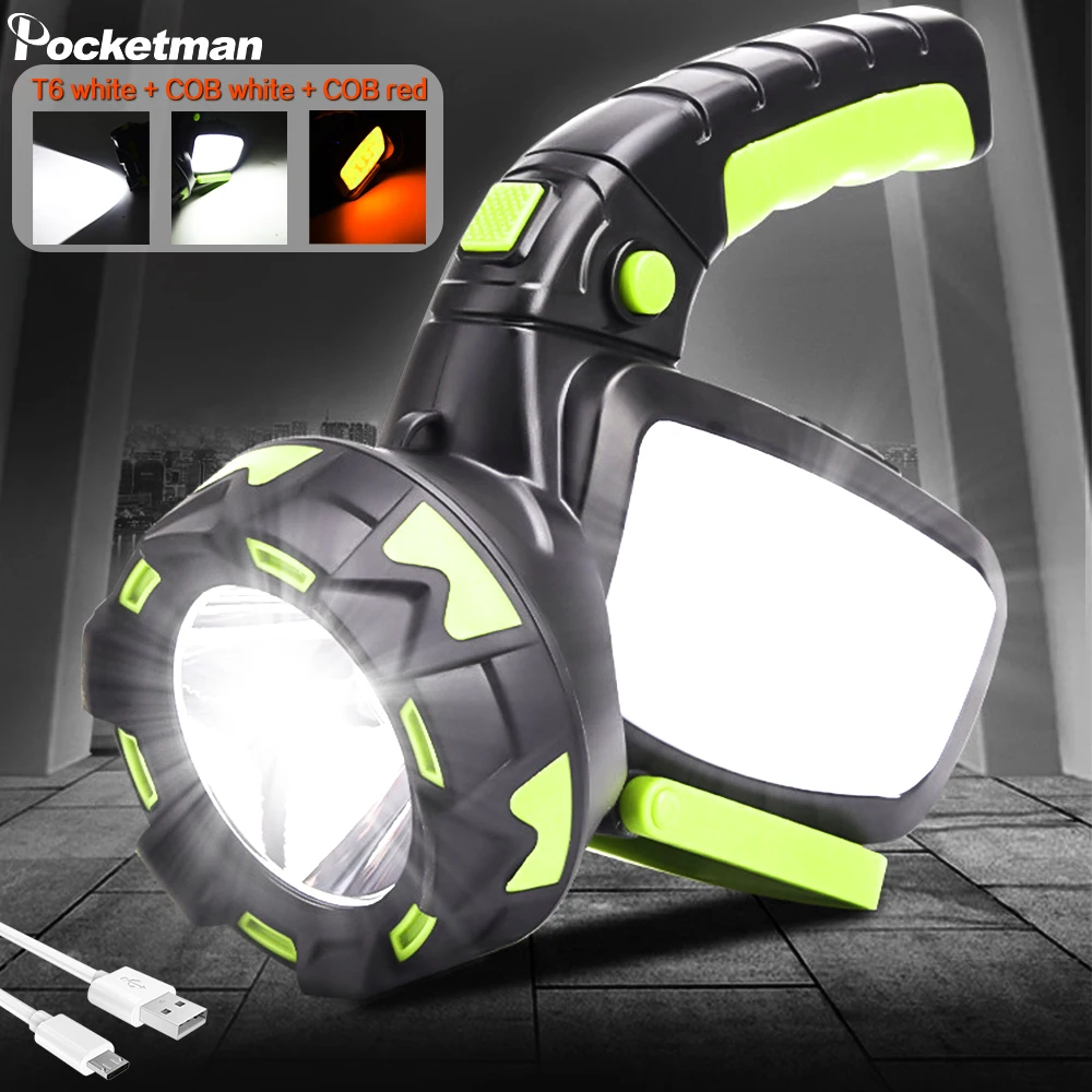 8000лм кронштейн Регулировка светодиодный фонарь ультра Долгое Использование USB