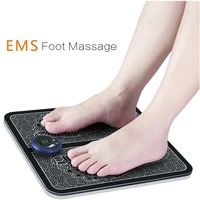 ems electric foot stimulation massager pad folding portable mats fully automatic circulation massage body machine for menwomen