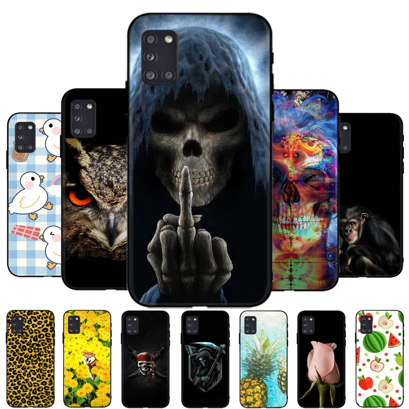 

For Samsung Galaxy A31 Phone Case Galaxy A31 Case Silicon Soft Tpu Back For Samsung A31 A 31 Case Full Protection TPU Shell