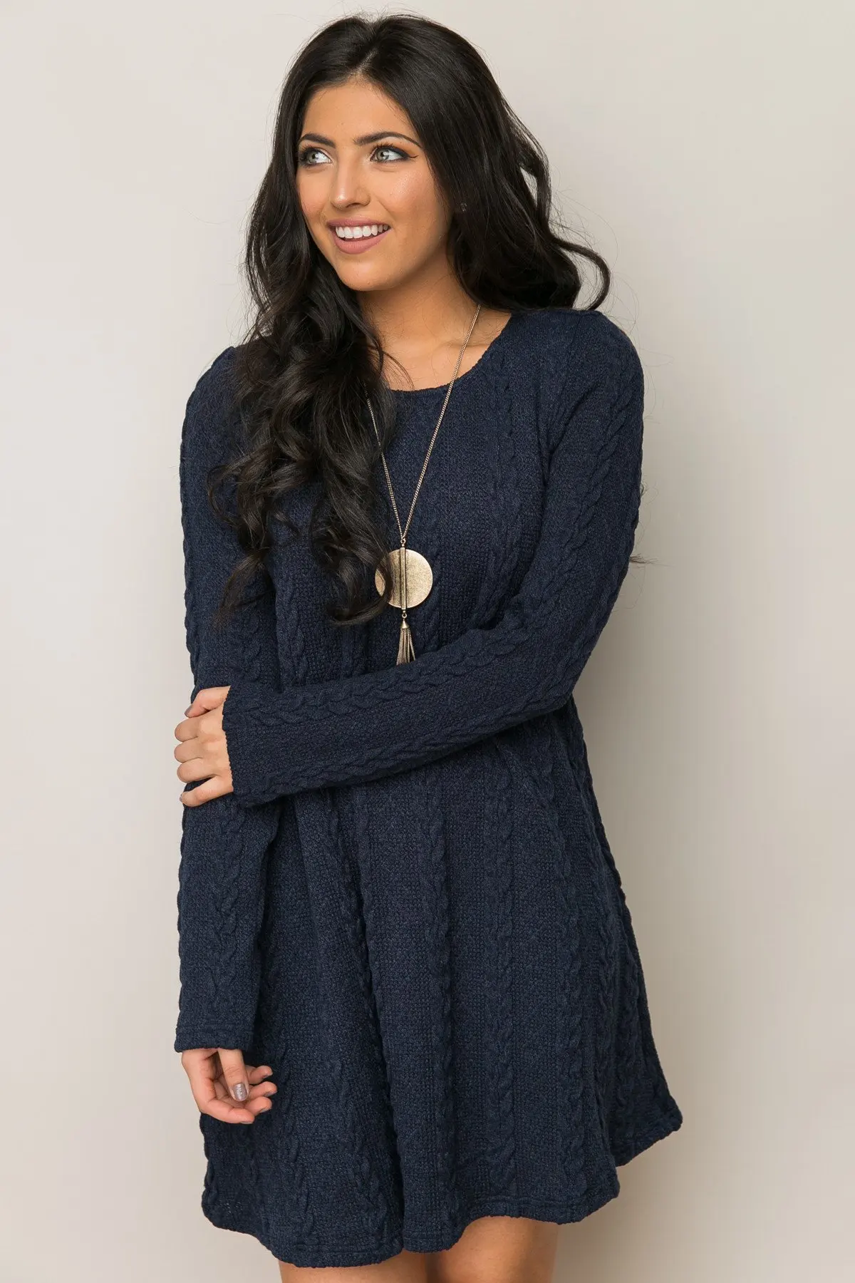 

Women Causal Plus Size S-3XL Short Sweater Dress Female Autumn Winter White Long Sleeve Loose knitted Sweaters Dresses