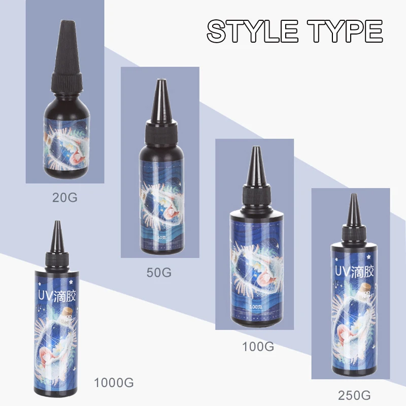 Смола клей отверждения эпоксидный жесткий гель УФ Солнечный свет для DIY