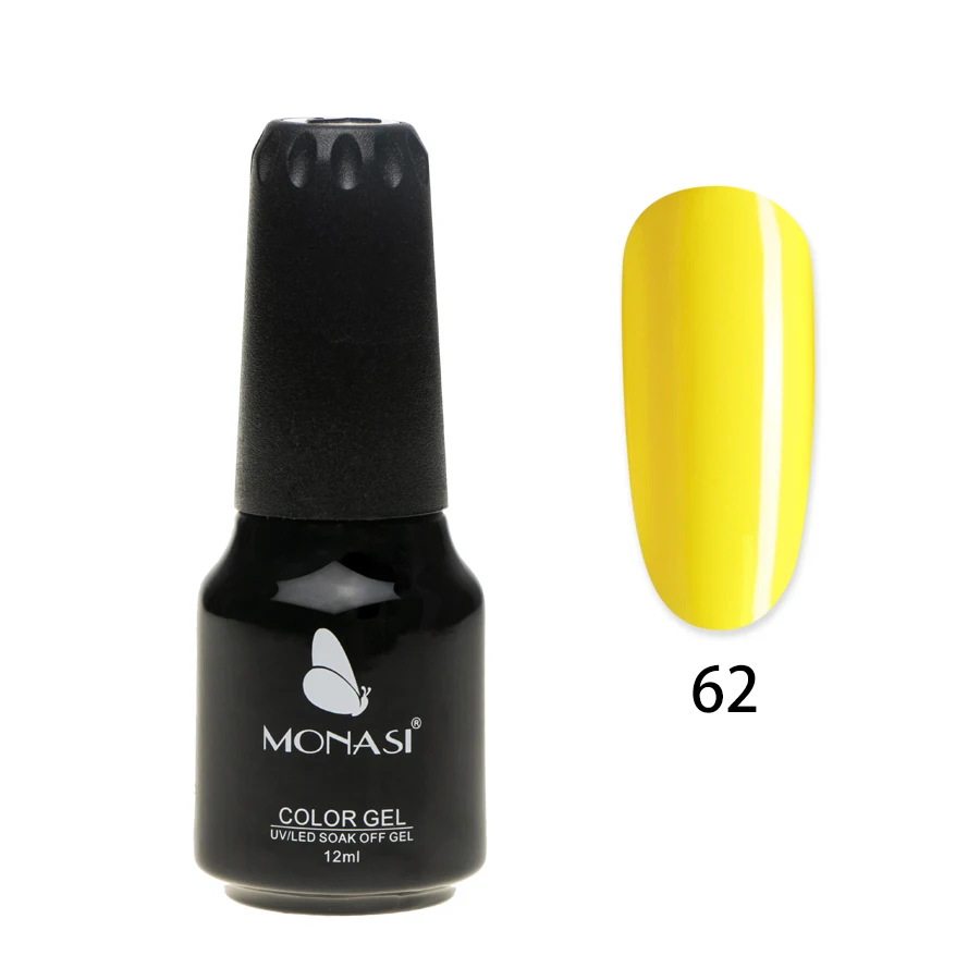 

Summer Gel Nail Polish Yellow Colorful Long Lasting 12ml Soak off UV Gel Varnish UV LED Nail Primer Gel
