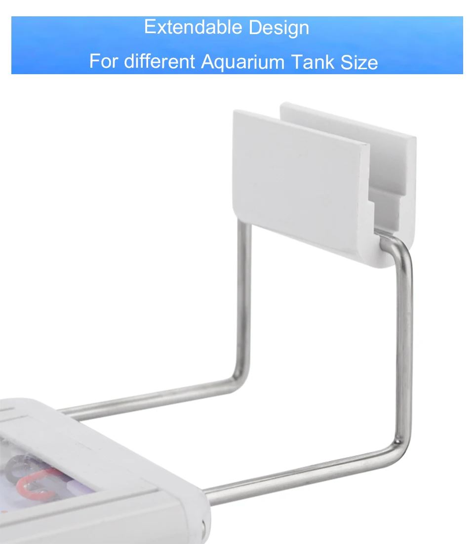 8W-13W LED Aquarium Lighting Fresh Water Adjustable Clip-on Fish Lamp for Tanks Aqua Plants Grow Light | Дом и сад