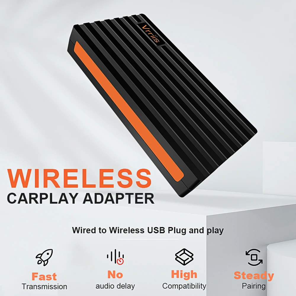 Беспроводной адаптер Vrriis Carplay для Benz A B C CLS E GLA GLE GLC CLA Class 220D C260 беспроводной USB-ключ