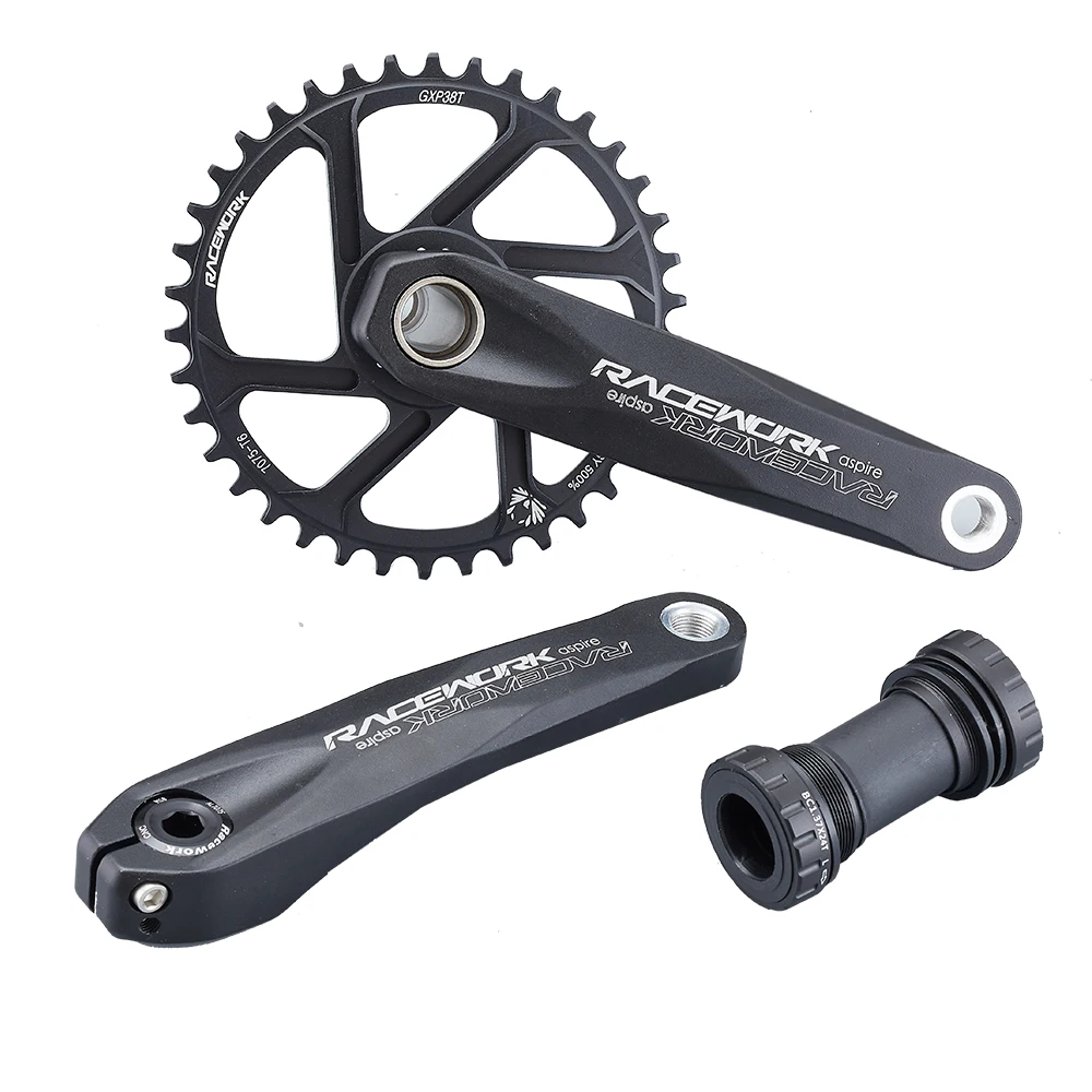 

RACEWORK GXP Crank mountain bike 170MM 175MM chain link 30T 32T 34T 36T 38T Dental plate MTB bicycle parts for SRAM SHIMANO