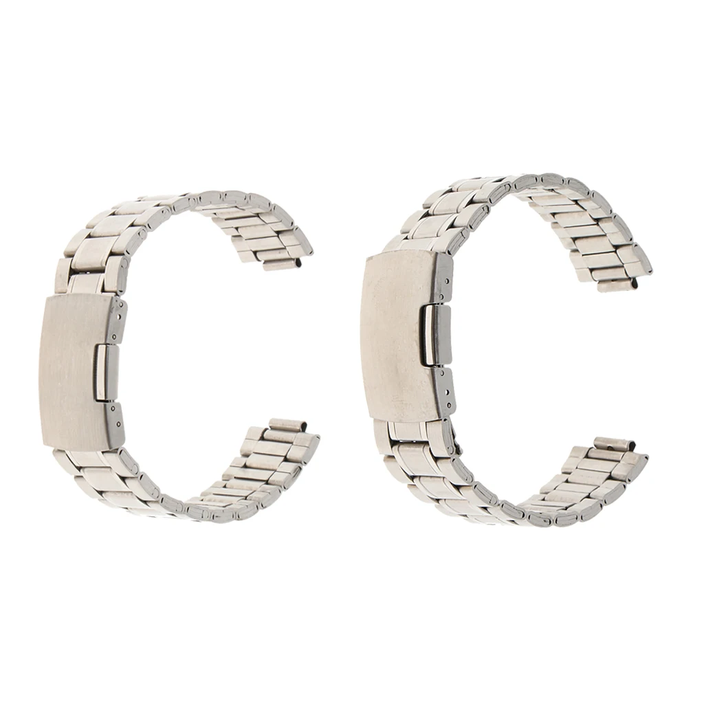 Мужские Сменные Металлические наручные часы браслет из нержавеющей