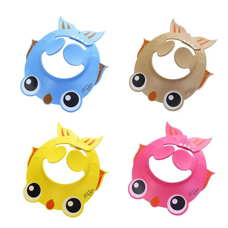 Мультяшный детский шампунь шапочка для душа Золотая рыбка более регулируемые