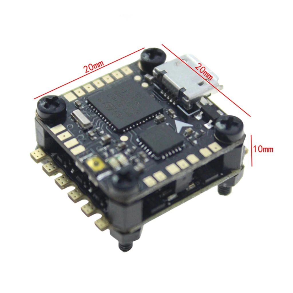 

2S Lipo F411 Control Integrated LED STRIP OSD Built-in 5V 0.5A BEC
