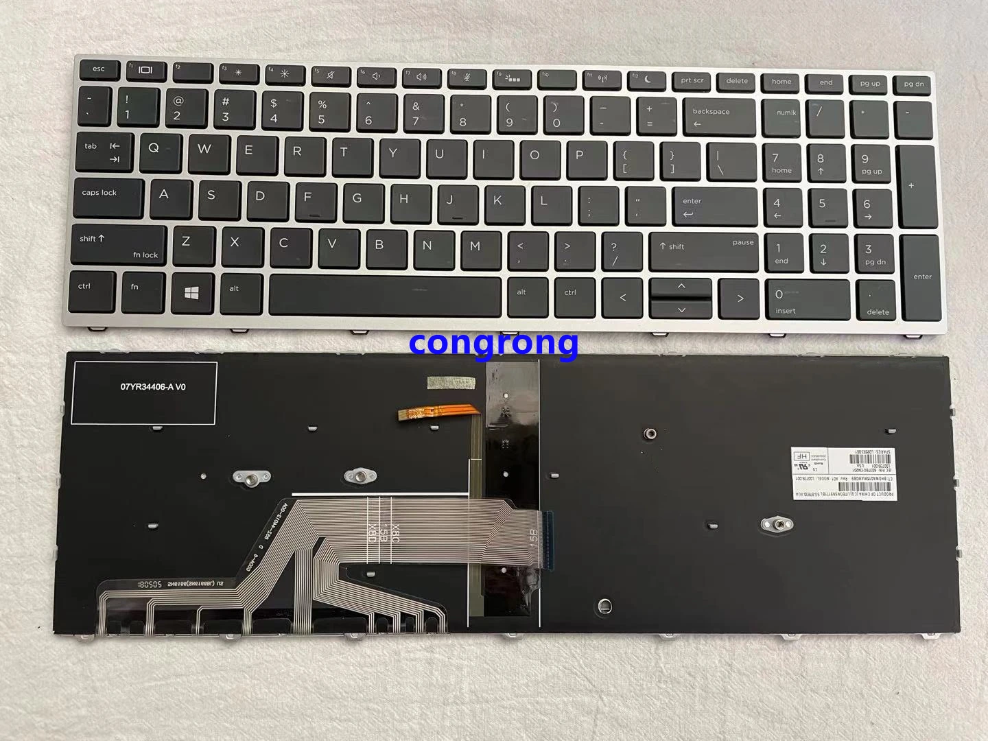 

Английская клавиатура для ноутбука HP Probook 450 G5 455 G5 470 G5 с подсветкой