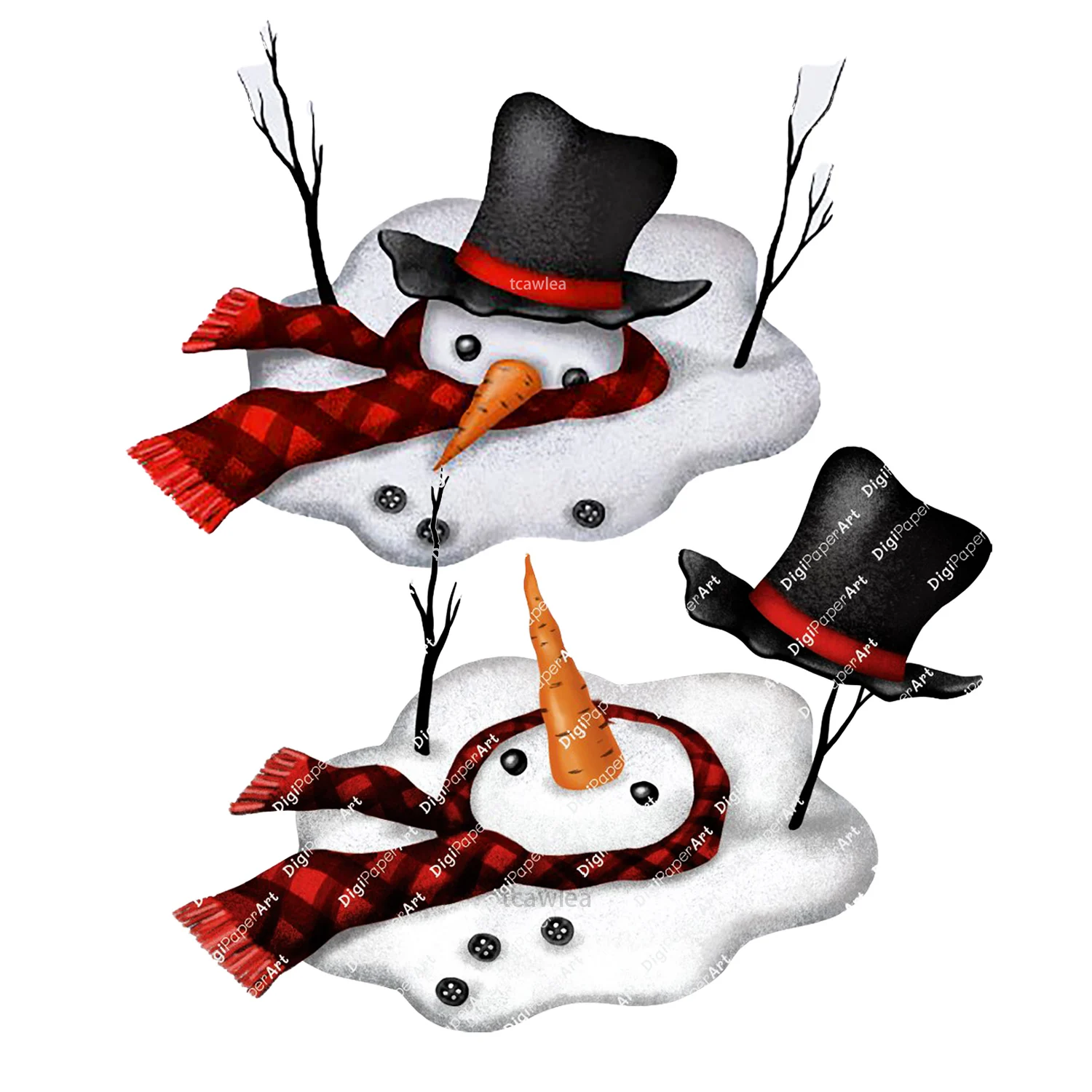 New Xmas Various Melted Snowman Cutting Dies Christmas Metal Embossing Stencil For DIY Scrapbook Gift Card Craft Decor