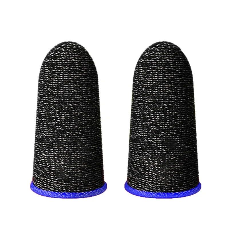 

1Pair Conductive fiber Finger Sleeve Non-slip Breathable Gaming Gloves foriPhone