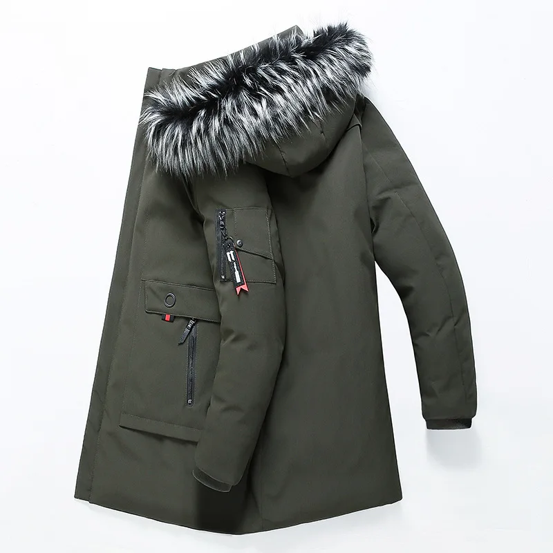 BOLUBAO Men Winter Jacket Parka Men's Warm Coat Casual Street Hooded Male Fur Collar Slim fit | Мужская одежда