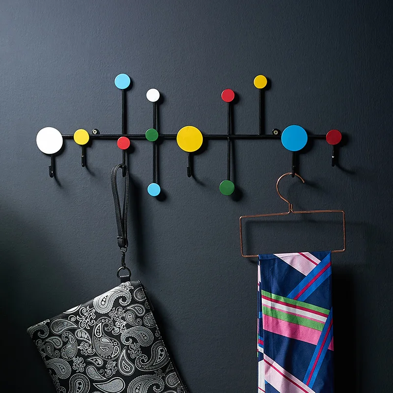 

Home decoration bathroom hook 5 hook Housekeeper on wall Door Hanger porch key clothes hat door hooks wall is received coatrack