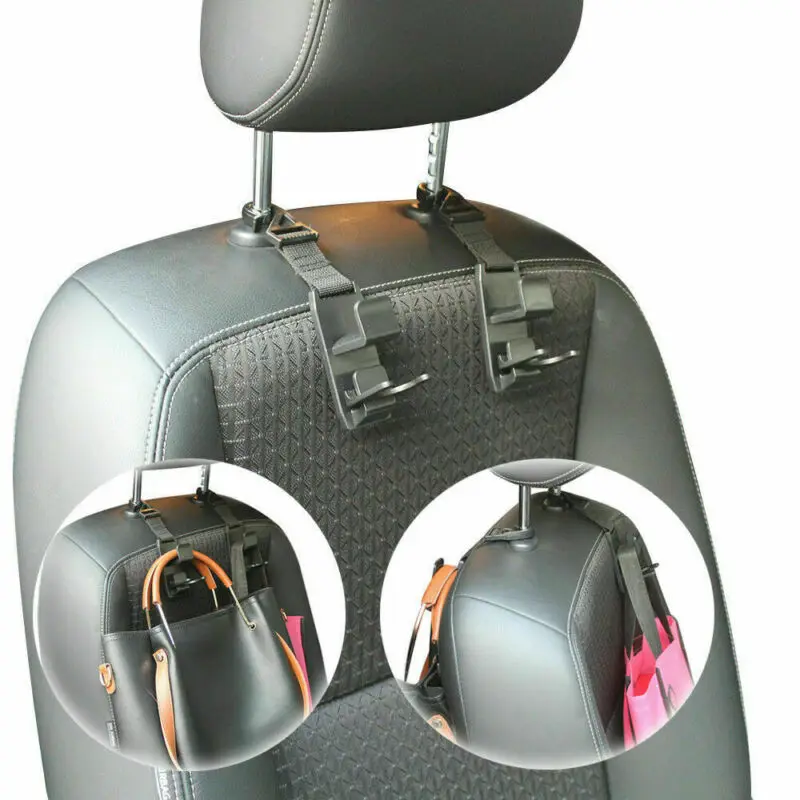 1 шт. автомобильный подголовник сиденья Крючки вешалки спереди и длинное сзади