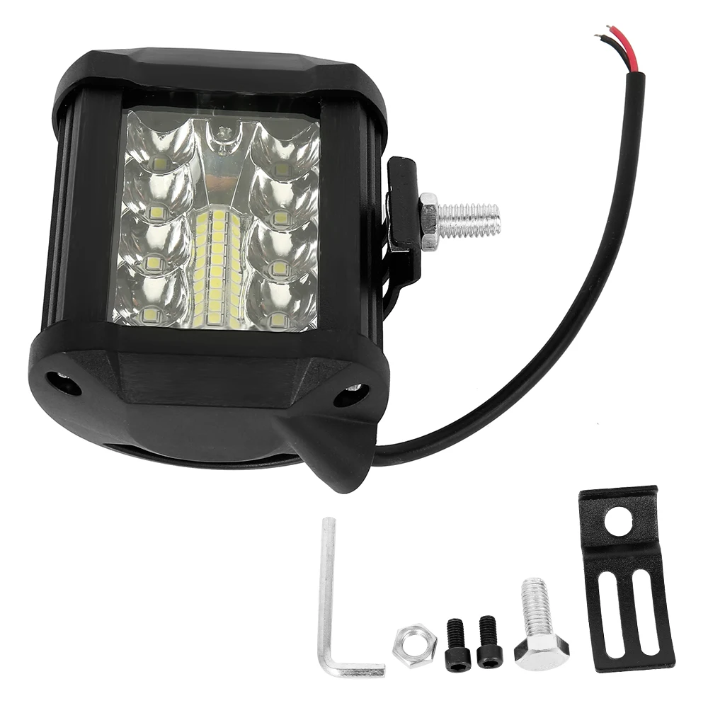 

1Pc/2Pcs 400W 4 "Led Combo Work Light Bar Spot Off-Road Driving Led Bar Fog lamp Voor Vrachtwagen Boot 12V 24V Koplamp Voor Atv