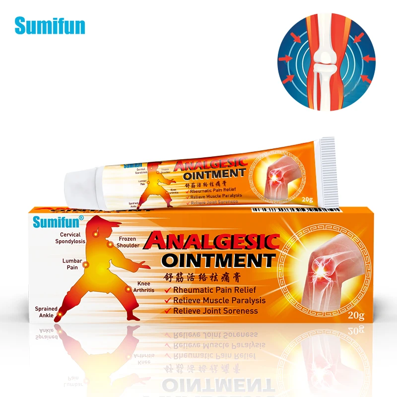 Sumifun 1 шт. 20g Обезболивающий бальзам мазь артрит сустава для снятия боли в колене