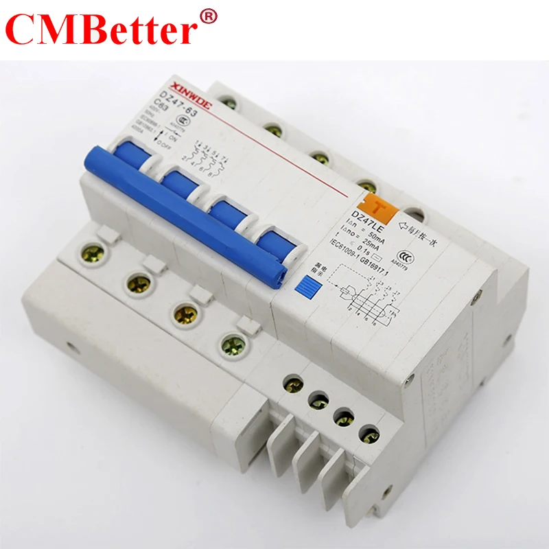 Выключатель воздуха компактный электрический защитный мини выключатель 4P