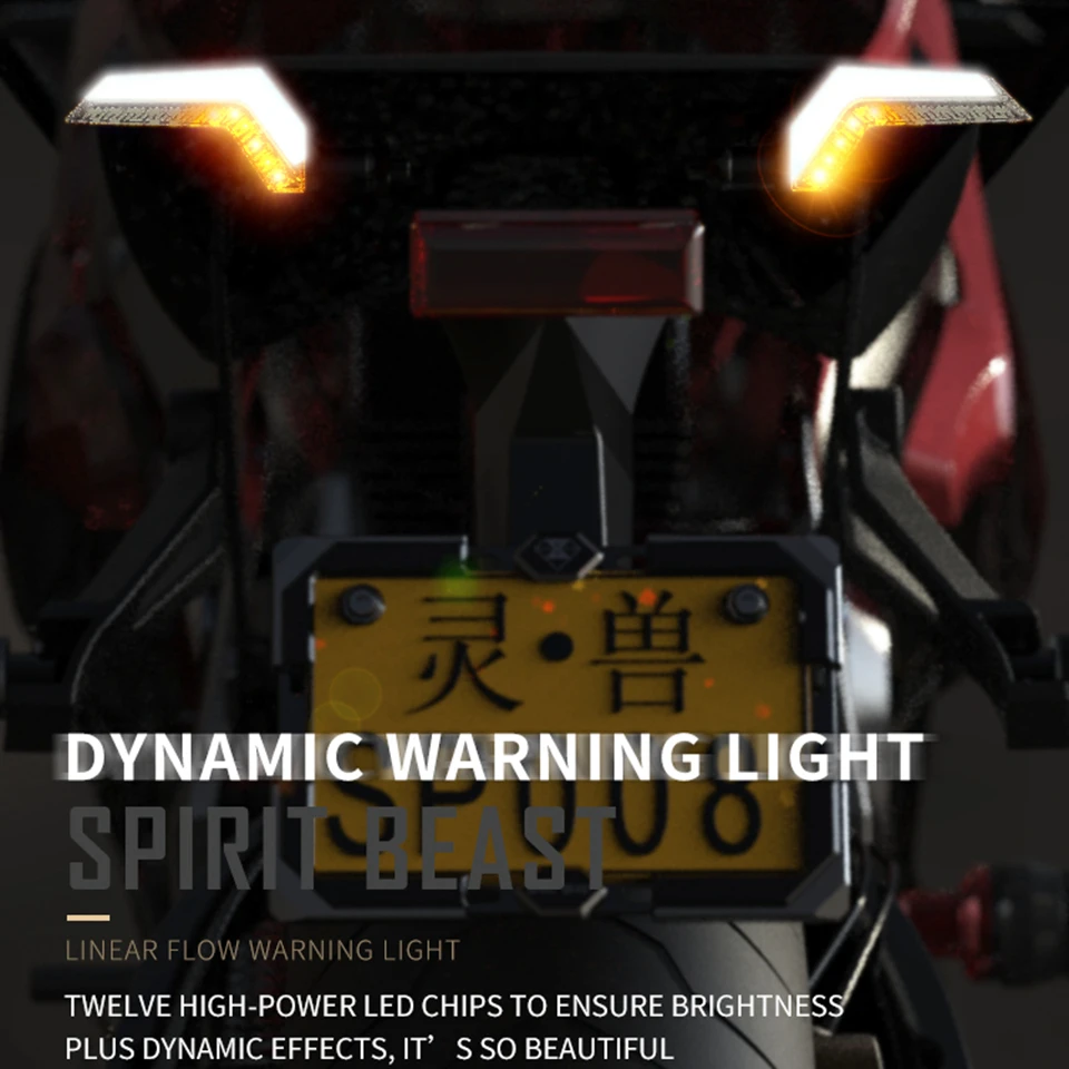 

Spirit Beast L22 Универсальный светодиодный индикатор поворота Аксессуары для мотоцикла подсветка сигнальных огней подходит для DC12V
